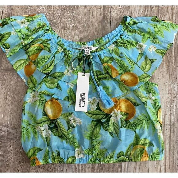 BB Dakota Steve Madden Crop Top Shirt Size XS - Picture 1 of 6